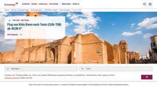 
                            2. Flug Köln-Bonn - Tunis ab 69,99 €* - Eurowings