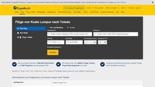 
                            11. Flug Sepang (KUL) - Toledo (TOL) | Billigflüge bei Expedia.ch