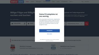 
                            1. Flüge günstig buchen | Billigflüge | Flugtickets | SWOODOO