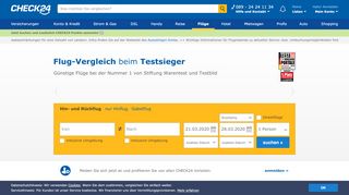 
                            11. Flüge vergleichen ▷ Günstig Flug buchen ▷ CHECK24 Flugvergleich