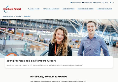 
                            13. Flughafen Hamburg - Praktikum, Ausbildung, Studium