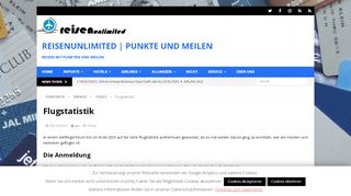 
                            9. Flugstatistik | - Reisenunlimited