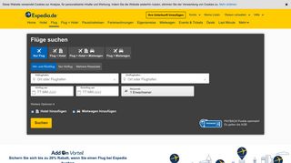 
                            7. Flugsuche: Flüge vergleichen & Flugtickets günstig buchen bei ...