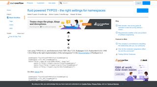 
                            7. fluid powered TYPO3 - the right settings for namespaces - Stack ...