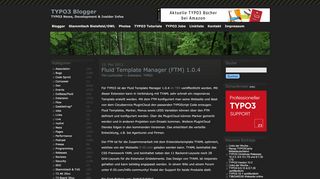 
                            7. Fluid Template Manager (FTM) 1.0.4 - TYPO3 Blogger | TYPO3 ...