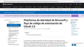 
                            7. Flujo de código de autorización de Azure AD v2.0 OAuth | Microsoft ...