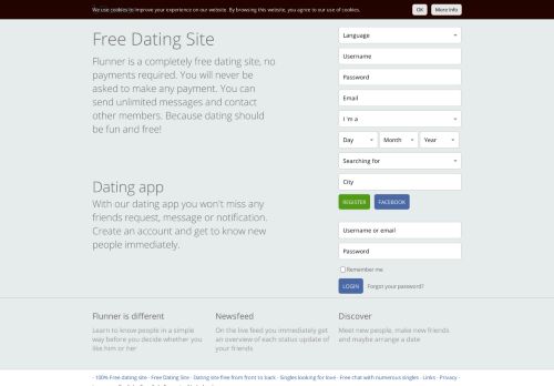 
                            1. Flunner - A Totally Free Dating Site