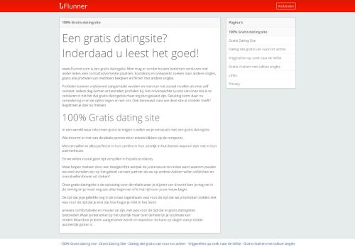 
                            2. Flunner - Een Volledig Gratis Dating Site