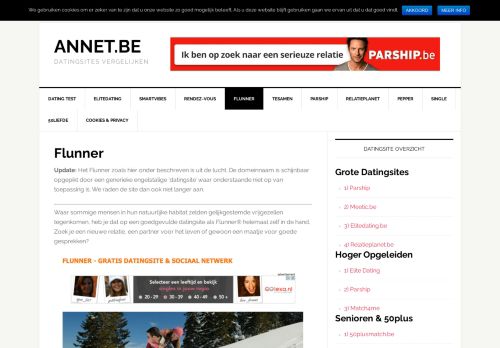 
                            6. Flunner: gratis sociaal netwerk voor nieuwe contacten - Annet