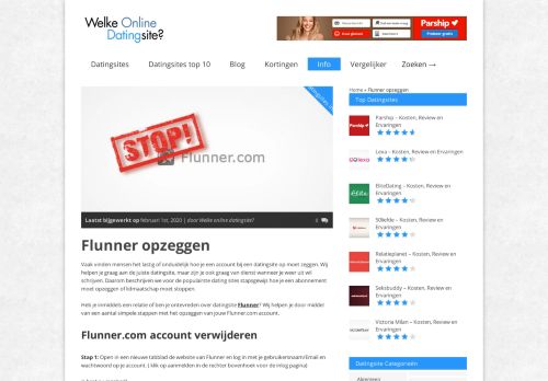 
                            13. Flunner opzeggen - Januari 2019 - NIEUW!