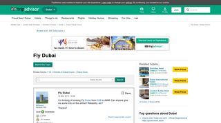 
                            5. Fly Dubai - Dubai Message Board - TripAdvisor