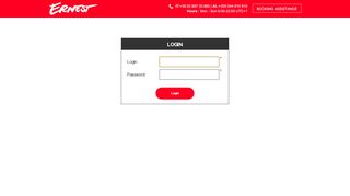 
                            1. Fly Ernest Reservations Site - Main Login