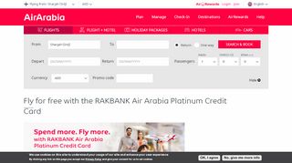 
                            7. Fly for free with the RAKBANK Air Arabia Platinum Credit Card | Air ...