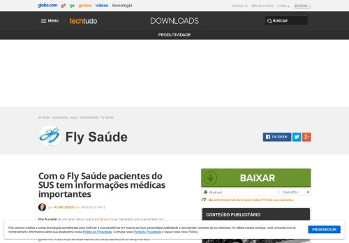 
                            6. Fly Saúde | Download | TechTudo