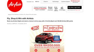 
                            10. Fly, Shop & Win with AirAsia | AirAsia