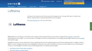 
                            11. Fly with Lufthansa Airlines - United Airlines