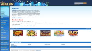 
                            6. FlyBet365 Review by Online Casino City