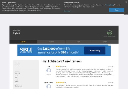 
                            4. Flybmi (BM/BMR) | Fleet, Routes & Reviews | Flightradar24