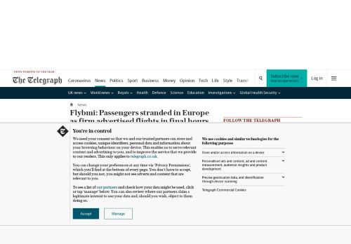 
                            13. Flybmi: Passengers stranded in Europe as firm advertised flights in ...