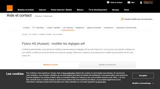
                            3. Flybox 4G (Huawei) : modifier les réglages wifi - Assistance ...