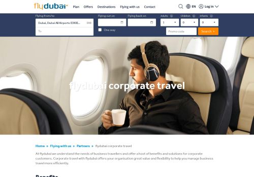 
                            10. flydubai corporate travel - Partners - Flying with us - flydubai