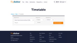 
                            8. flydubai Flight Timetables