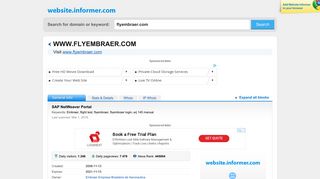 
                            7. flyembraer.com at WI. SAP NetWeaver Portal - Website Informer