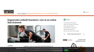 
                            8. Flyeralarm: voor al uw online B2B drukwerk | MarketingTribune meer ...