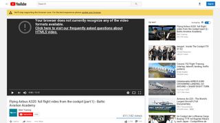 
                            11. Flying Airbus A320: full flight video from the cockpit (part 1) - Baltic ...
