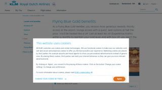 
                            10. Flying Blue Gold benefits - KLM.com