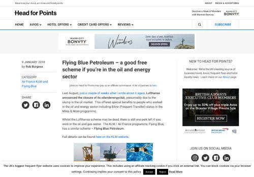 
                            13. Flying Blue Petroleum – for oil and energy workers - Head for Points