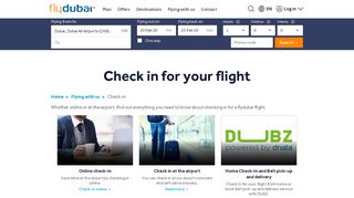 
                            6. Flying with Us: Check-In | flydubai