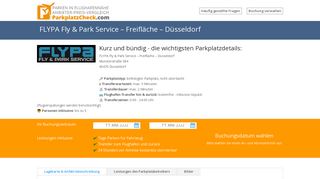 
                            10. FLYPA Fly & Park Service - Freifläche - Düsseldorf - ParkplatzCheck ...