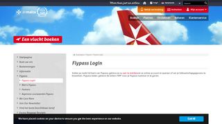 
                            2. Flypass Login - Air Malta