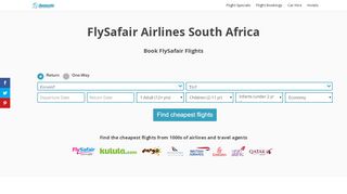 
                            10. FlySafair Bookings | Book Fly Safair Flights Tickets From R399 | FA