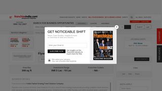 
                            6. Flywidus.com Franchise Opportunity - Franchise India