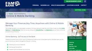 
                            10. F&M Bank - Online Banking & Mobile Banking- F&M Bank: Galesburg ...