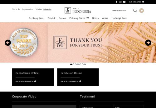 
                            2. FM World Indonesia: Homepage