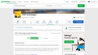 
                            4. FMC Technologies Employee Benefit: Health Insurance | Glassdoor