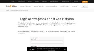 
                            10. FME | Login aanvragen voor het Cao Platform