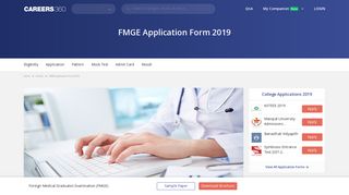 
                            5. FMGE Application Form 2019, Registration (June session) - Apply here