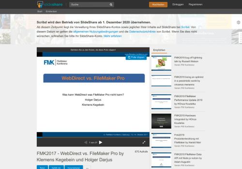 
                            10. FMK2017 - WebDirect vs. FileMaker Pro by Klemens Kegebein und ...