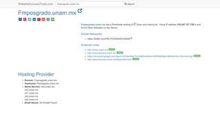 
                            10. Fmposgrado.unam.mx Error Analysis (By Tools)