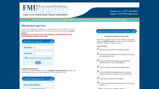 
                            12. FMU Student Login Area - Functional Medicine University