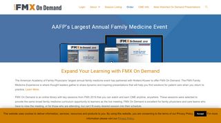 
                            2. FMX On Demand | The AAFP Family Medicine Experience