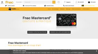 
                            13. Fnac Mastercard ® gratuite & pratique