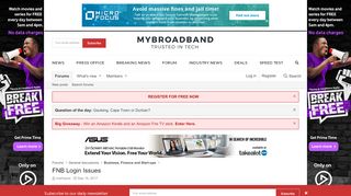 
                            10. FNB Login Issues | MyBroadband