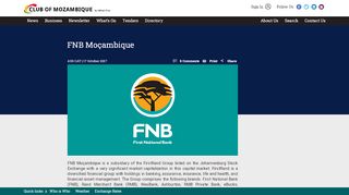 
                            3. FNB Moçambique | Club of Mozambique