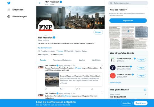 
                            9. FNP Frankfurt (@fnp_zeitung) | Twitter