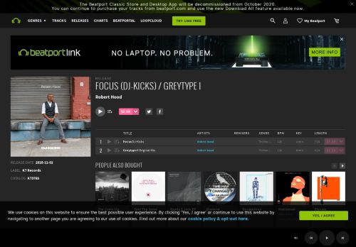 
                            9. Focus (DJ-Kicks) / Greytype I from K7 Records on Beatport